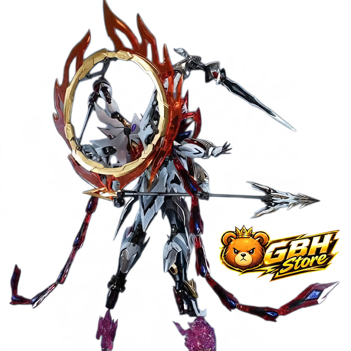 MotorNuclear MNP-XH04W (Ne Zha white) premium mechanical warrior model kit
