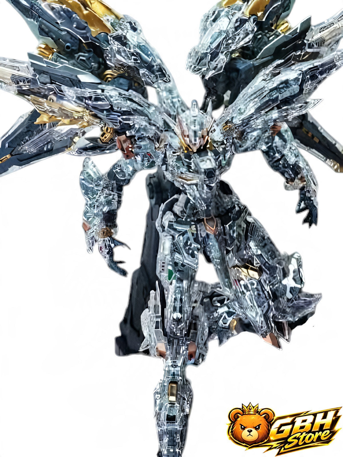 INREA+ "Nemesis" female warrior robot figure (Clear Version)